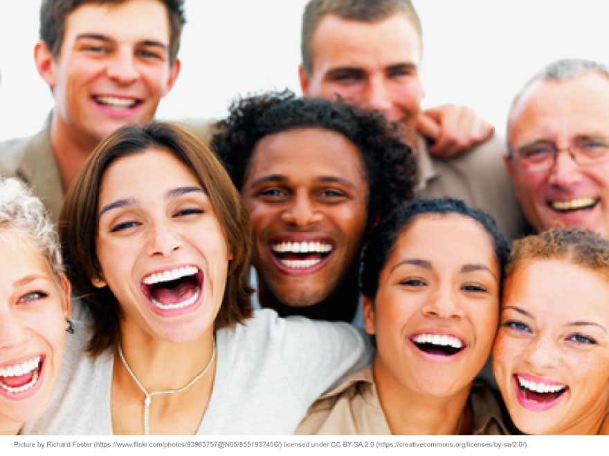 smiling people